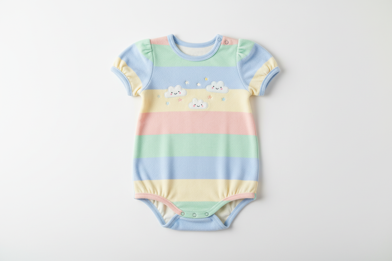 Minimood – Summer Tracksuit Set for Babies (T-Shirt & Shorts)